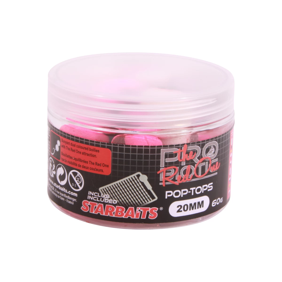 Starbaits Pro Red Pop Tops 20mm (60g) 3 Starbaits Pro Red Pop Tops 20mm (60g)