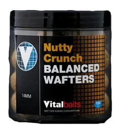 Vital Baits Nutty Crunch Wafters 18mm