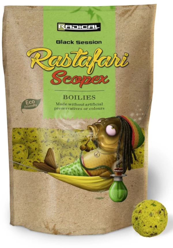 Radical Rastafari Scopex Boilies 20mm (1kg) 4 Radical Rastafari Scopex Boilies 20mm (1kg) - Afbeelding 2