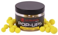 Ultimate Baits Fluo Pop Ups Yellow Scopex 12+15mm 50g